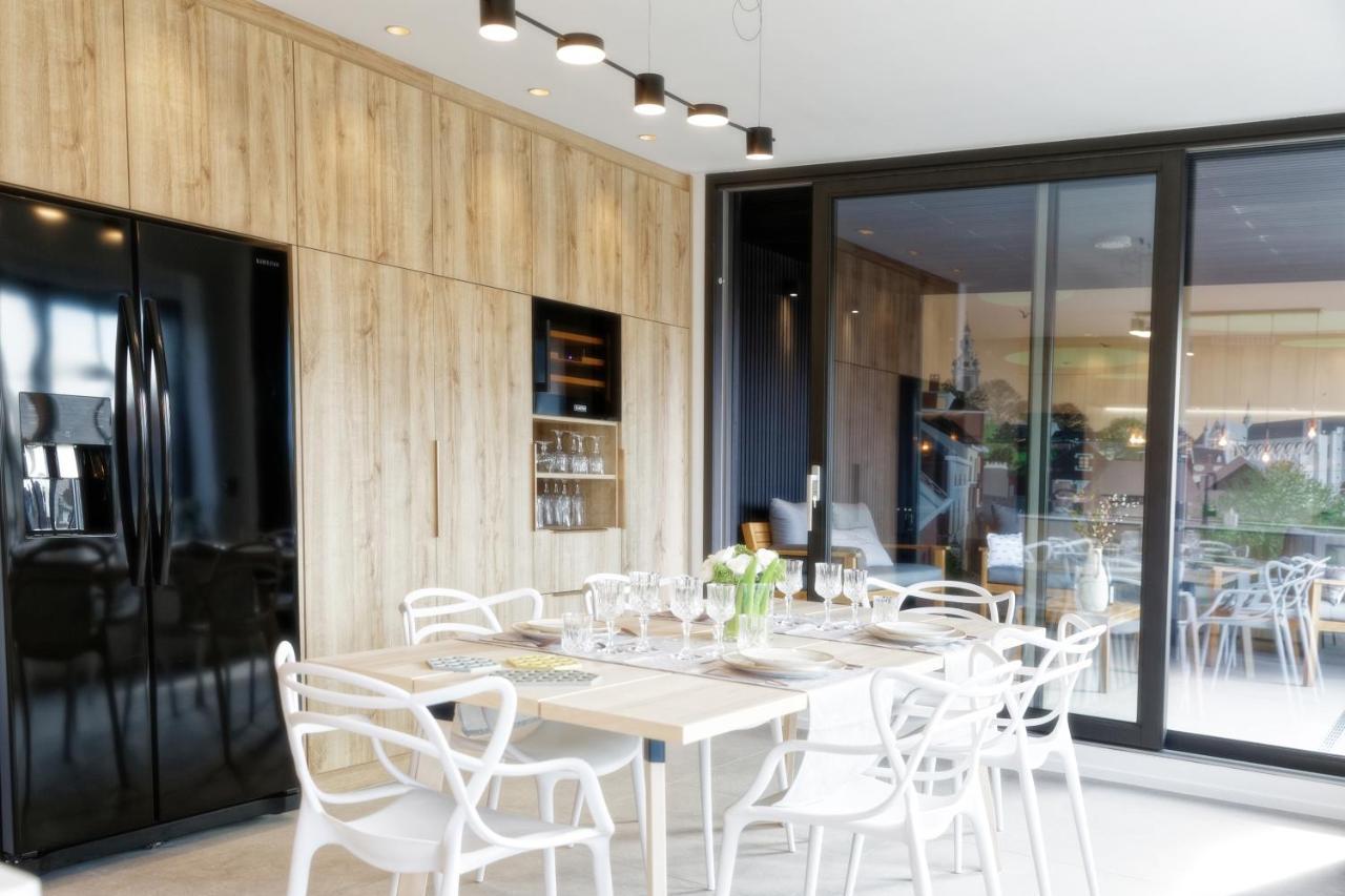 蒙斯Les Terrasses De Sainte Waudru公寓式酒店 外观 照片